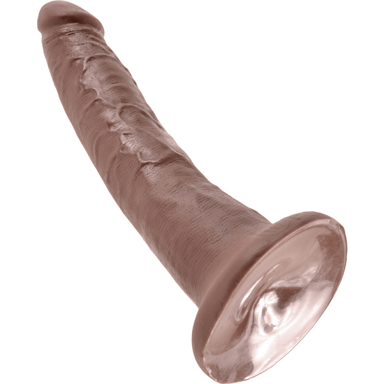 KING COCK REALISTIC PENIS 18 CM BROWN