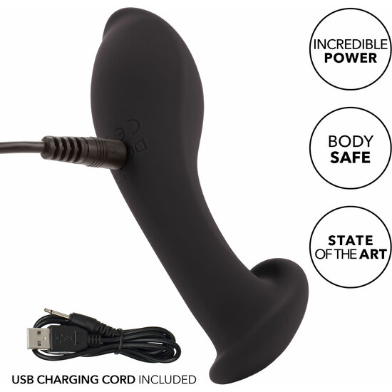 CALEXOTICS - SILICONE ANAL PLUG - BLACK