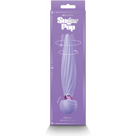 NOVELTIES - SUGAR POP TWIST - VIBRATOR - PURPLE