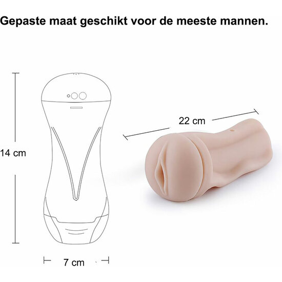 HISMITH - KLICLOK STROKER - VAGINA-SHAPED MASTURBATOR