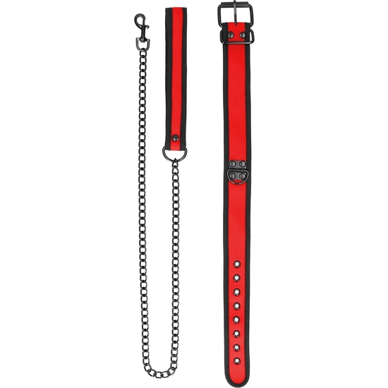 OUCH PUPPY PLAY - PUPPY KIT NEOPRENE - RED