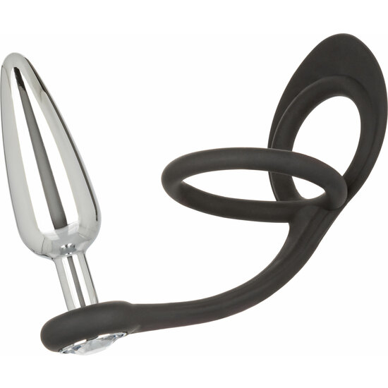Buy Calexotics - Star Fucker Slim Plug - Ring With Silver Plug Calexotics - Star Fucker Slim Plug - Ring With Silver Plug