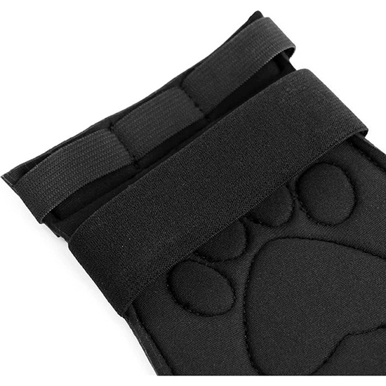 OUCH PUPPY PLAY - PUPPY PAW NEOPRENE GLOVES - RED