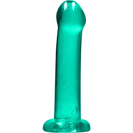 REALROCK - DILDO SUITABLE FOR ANAL AND VAGINAL USE - 6.7/ 17 CM - TURQUOISE