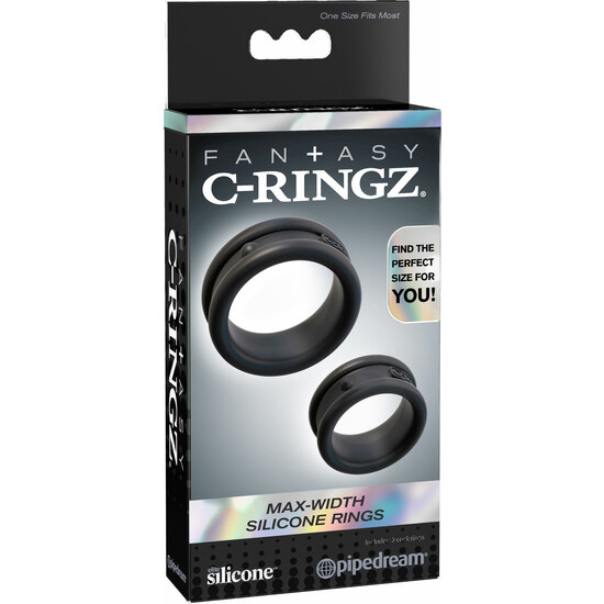 MAX SILICONE RINGS FOR THE BLACK PENIS