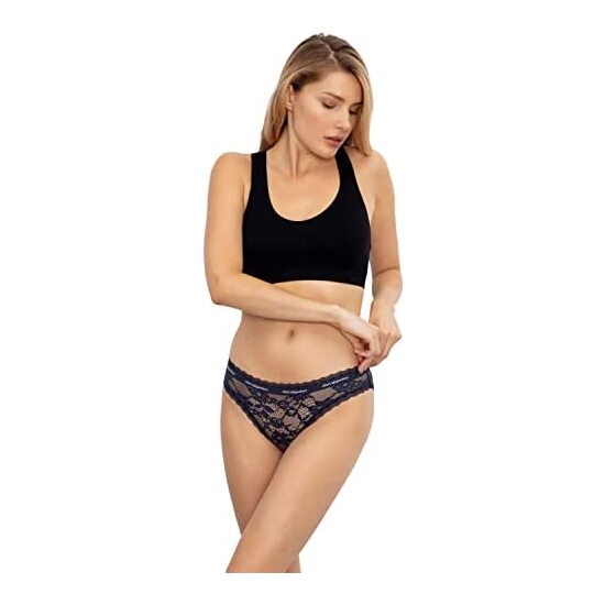 Buy Pack 12 Assorted Lace Bikini Black / Blue / Anthracite / Maron / Green / White Pack 12 Assorted Lace Bikini Black / Blue / Anthracite / Maron / Green / White