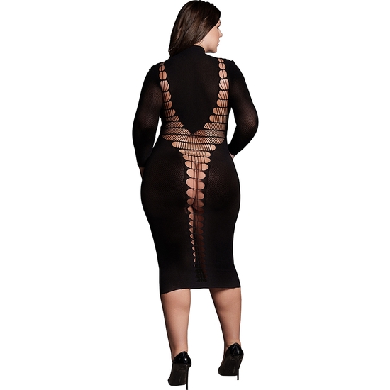 LE D SIR- SHADE-CARME XI - HIGH NECK DRESS - LARGE SIZE