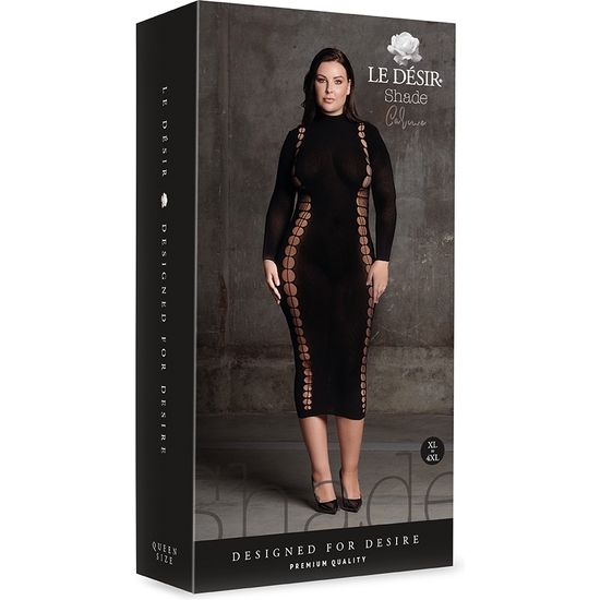 LE D SIR- SHADE-CARME XI - HIGH NECK DRESS - LARGE SIZE