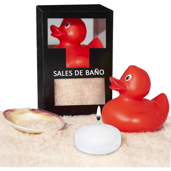 Buy Vanilla Bath Salts Set 150 Gr. With Bath Duck, Aromatic Candle And Shell Vanilla Bath Salts Set 150 Gr. With Bath Duck, Aromatic Candle And Shell