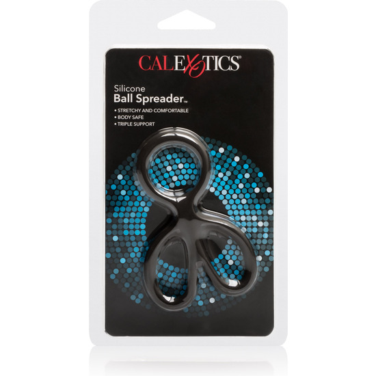 BALL SPREADER COCK RINGS - BLACK