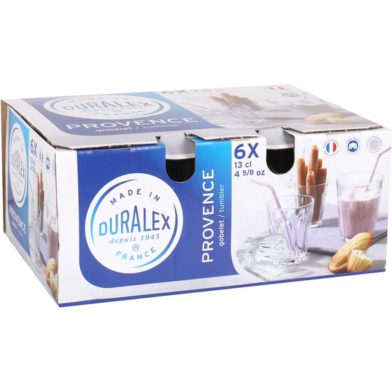 SET 6 VASOS TRANSPARENTE 13CL PROVENCE