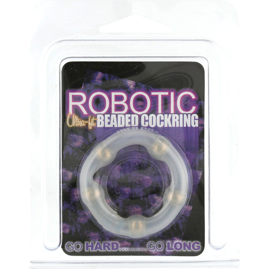 ROBOTIC BEADED PENIS RING