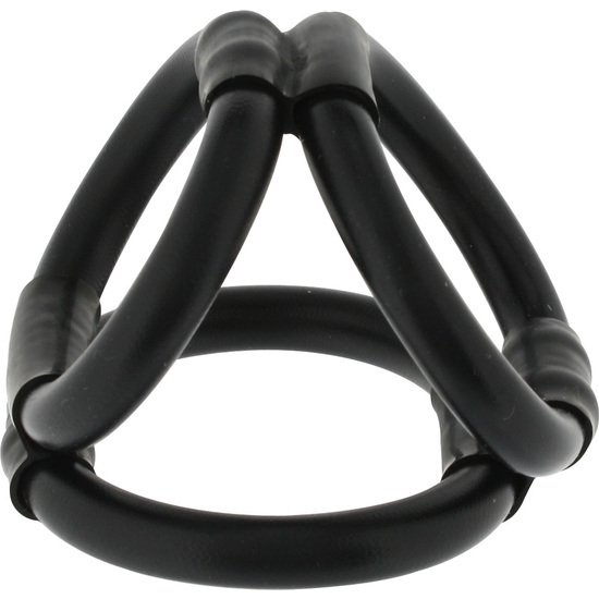Buy Tri Ring Cock Black Harness Tri Ring Cock Black Harness