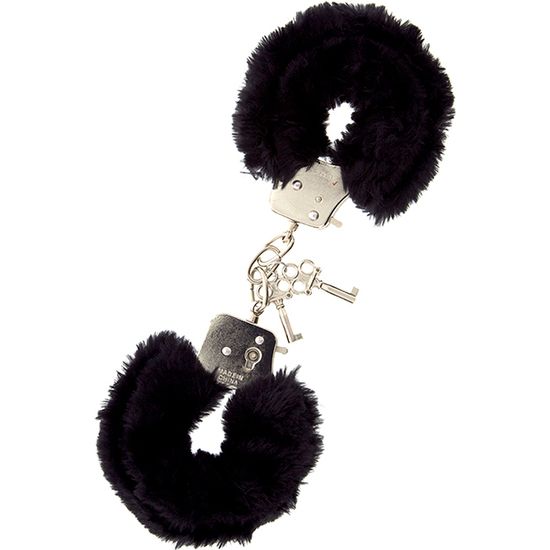 Buy Dream Toys Black Plush Handcuffs Dream Toys Black Plush Handcuffs
