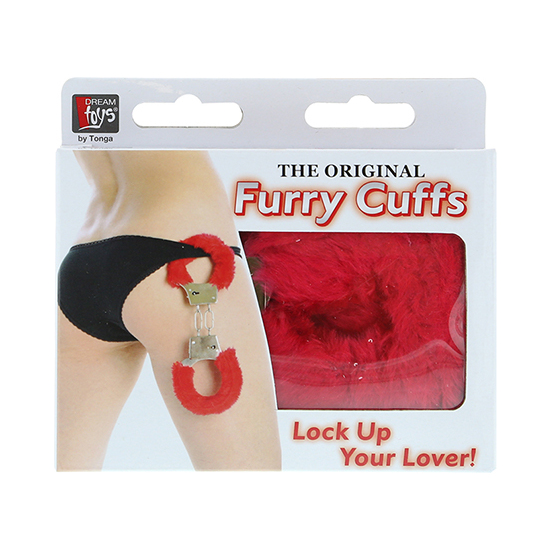 DREAM TOYS RED PLUSH HANDCUFFS