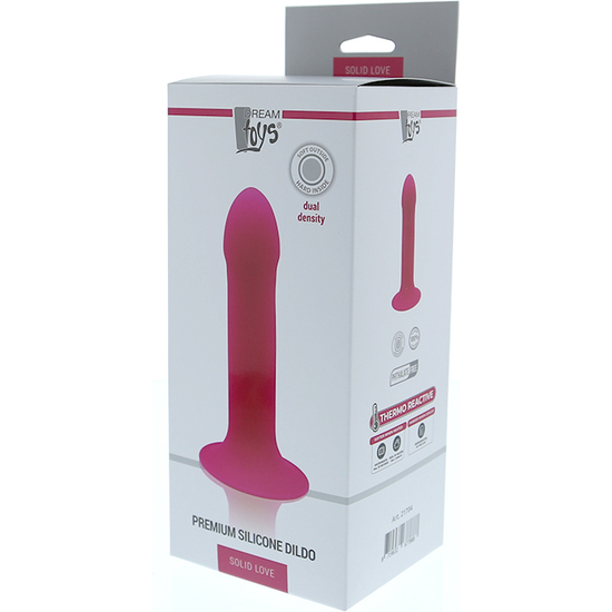 SOLID LOVE PREMIUM DILDO 17CM PINK