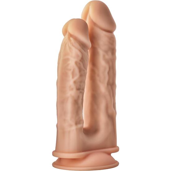 REAL LOVE DUAL DENSITY - DOUBLE PENIS IN FLESH COLOR