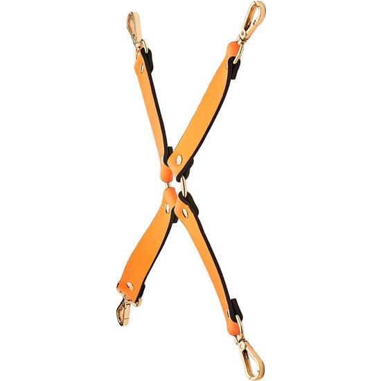 RADIANT HITCHES TIES BRIGHT ORANGE