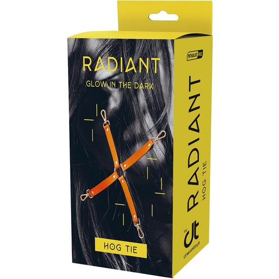 RADIANT HITCHES TIES BRIGHT ORANGE