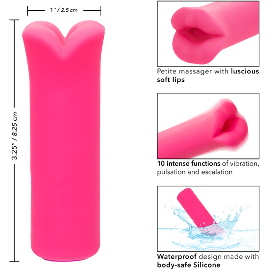 CALEXOTICS - KYST LIPS - LIP-SHAPED MASSAGER - PINK