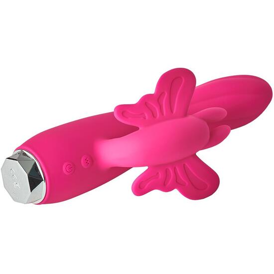 FLIRTS BUTTERFLY VIBRATOR PINK