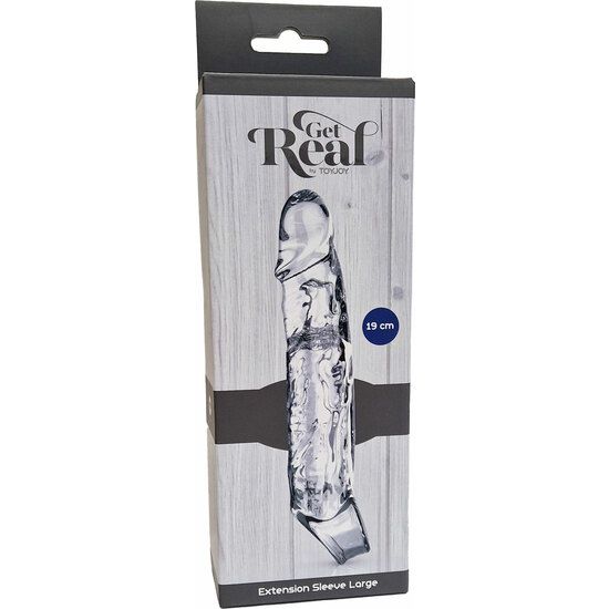 PENIS SHEATH WITH EXTENSION - LARGE