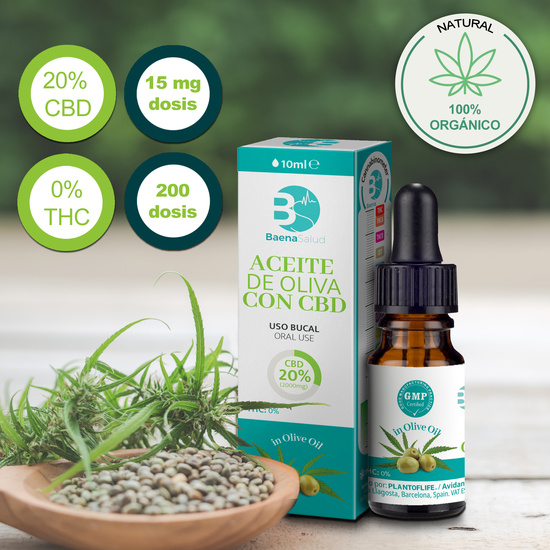 BAENA HEALTH OLIVE OIL WITH 20% CBD 10ML