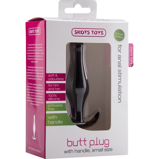 PLUG SILICONE REMOVABLE SIZE S BLACK