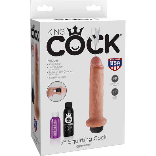 KING COCK PENIS EJACULATOR 17 CM