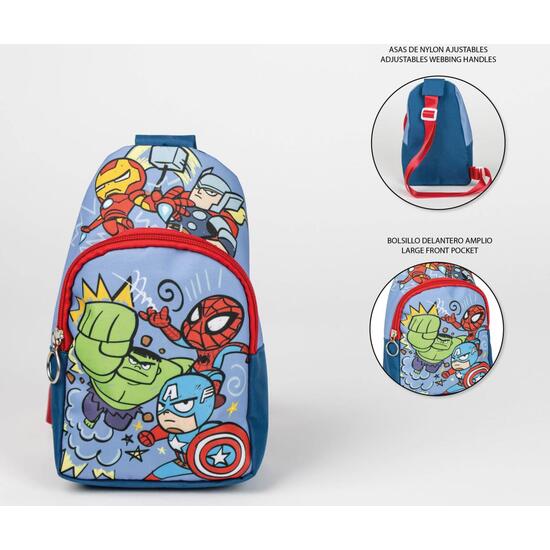 MOCHILA INFANTIL BANDOLERA AVENGERS
