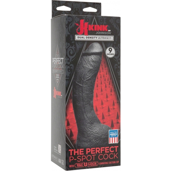 THE PERFECT P-SPOT REALISTIC BLACK PENIS