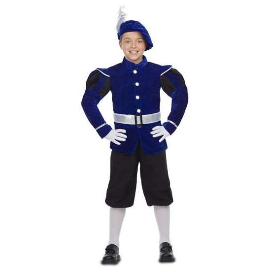 DISFRAZ  PAJE AZUL TALLA 7-9 AÑOS