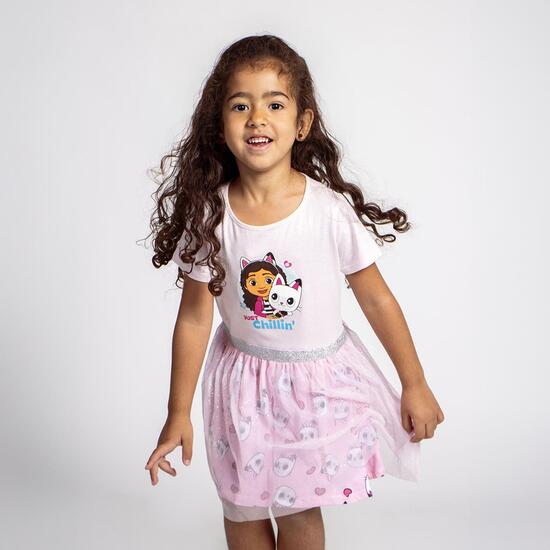 VESTIDO SINGLE JERSEY FANTASIA GABBY´S DOLLHOUSE