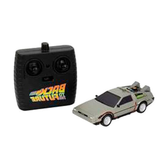 COCHE RADIOCONTROL TIME MACHINE REGRESO AL FUTURO 13CM