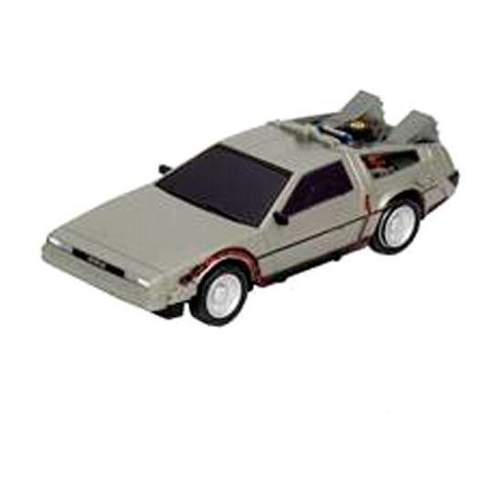 COCHE RADIOCONTROL TIME MACHINE REGRESO AL FUTURO 13CM