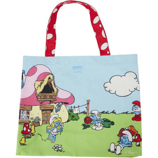 BOLSA SHOPPING LOS PITUFOS LOUNGEFLY