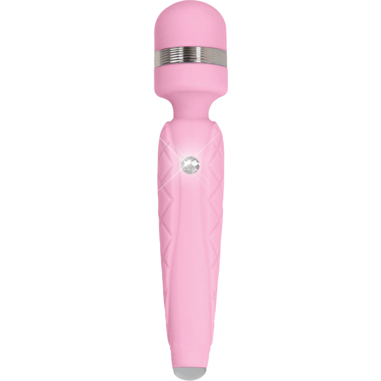 CHEEKY WAND MASSAGER WITH CRYSTAL - PINK