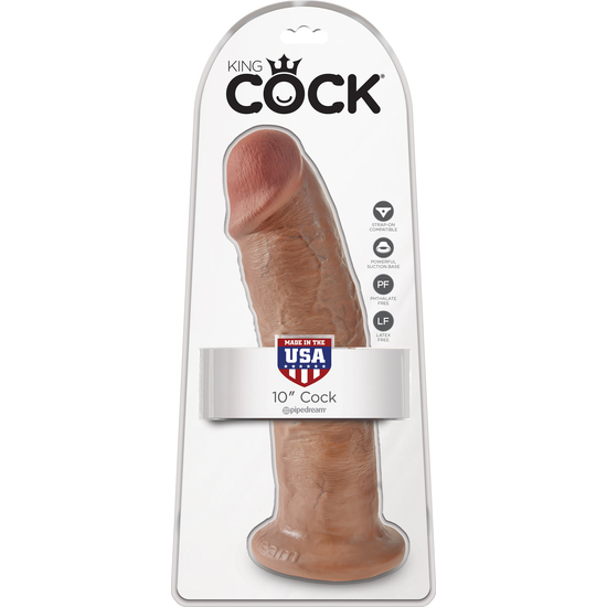 KING COCK REALISTIC PENIS 25CM MULATO