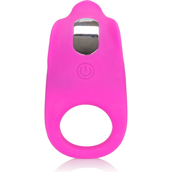 PINK SILICONE RECHARGEABLE VIBRATOR RING