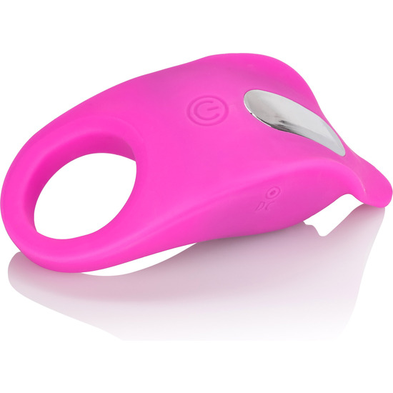 PINK SILICONE RECHARGEABLE VIBRATOR RING