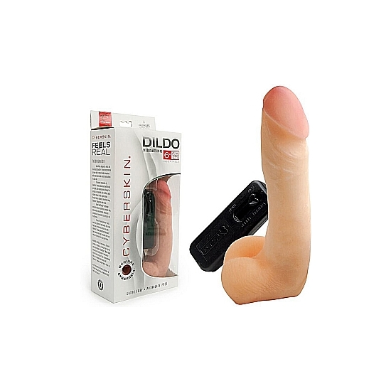 CYBERCOCK VIBRATING PENIS WITH BALLS - FLESH