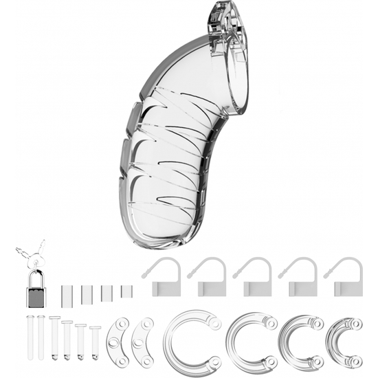 MODEL 04 - CHASTITY - 12CM TRANSPARENT
