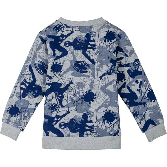 SUDADERA COTTON BRUSHED SPIDERMAN