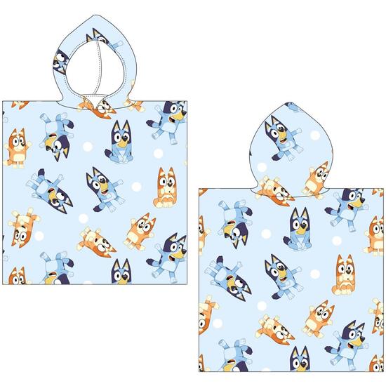 PONCHO MICROFIBRA BLUEY CERDA
