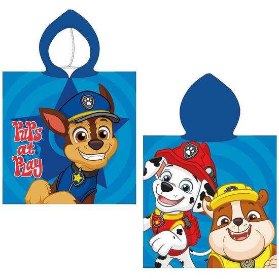 PONCHO MICROFIBRA PAW PATROL CERDA
