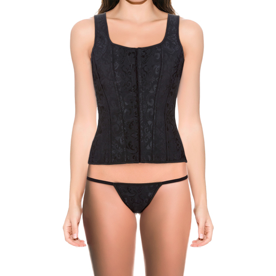 BLACK ALEXIS CORSET