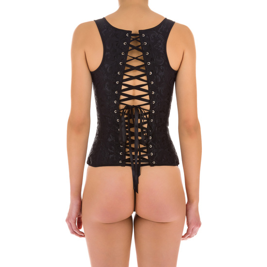 BLACK ALEXIS CORSET