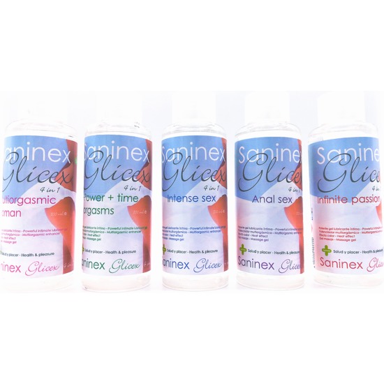 SANINEX EXTRA LUBRICANT GLICEX 4 IN 1 INFINITE PASSION 100ML
