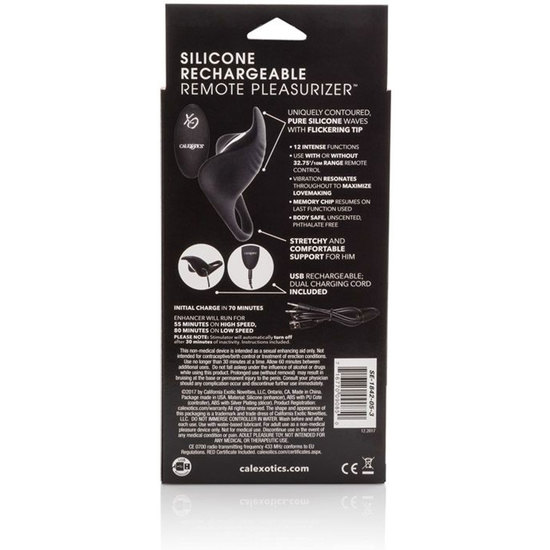 RING FOR PENIS WITH REMOTE CONTROL BLACK