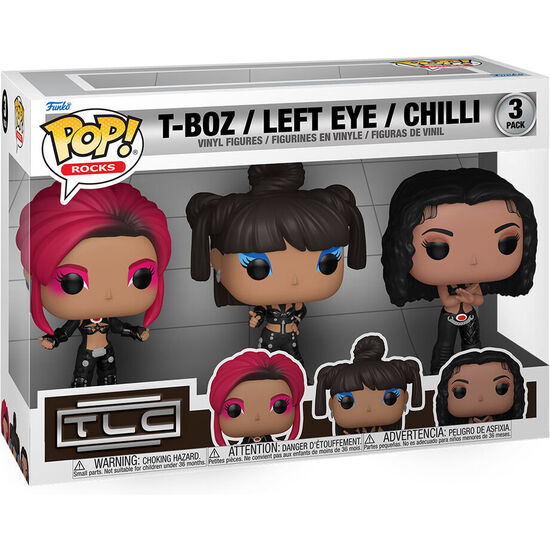 BLISTER 3 FIGURAS POP ROCKS TLC